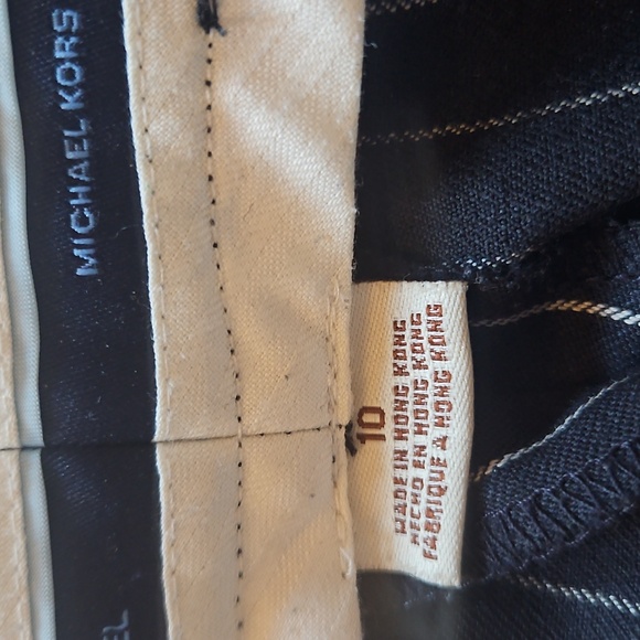 EUC Michael Kors Navy Pinstripe Trousers - Picture 4 of 8